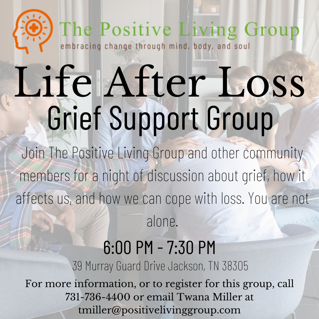 Life After Loss Grief Group flyer
